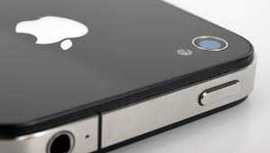 close up top of an iPhone