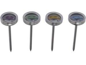 Thermometers in 4 different dial colours