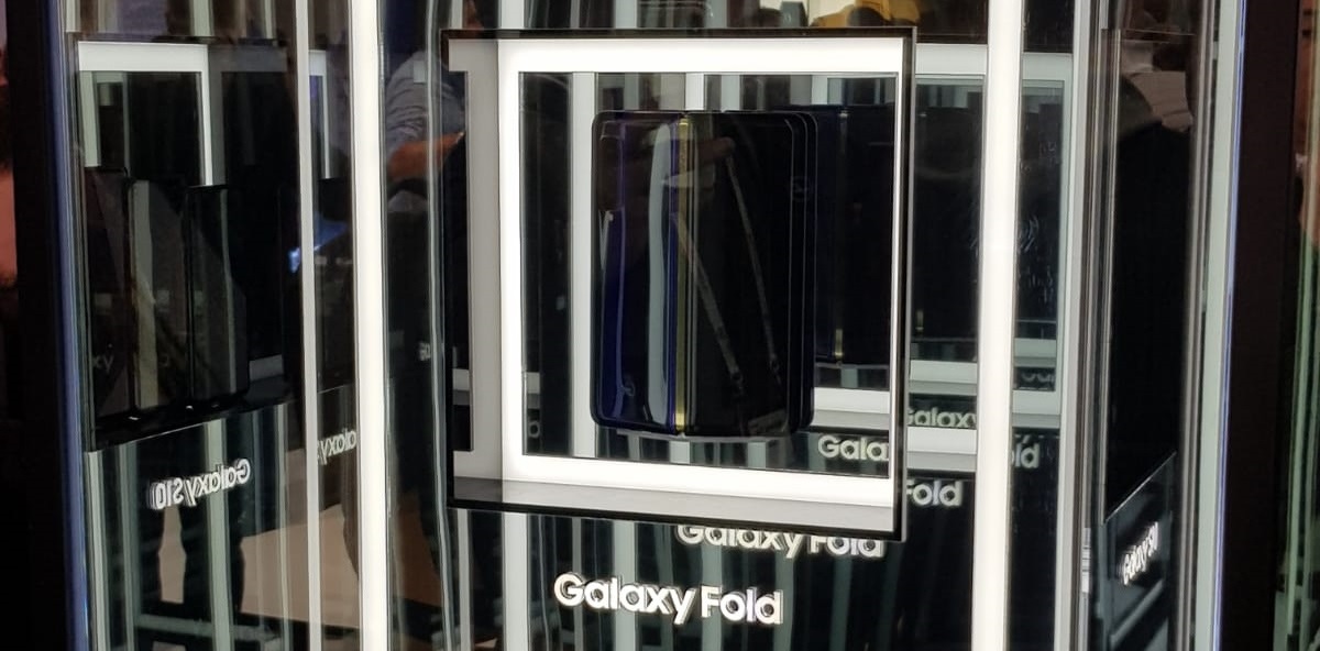 Samsung Galaxy Fold photo from Mobile World Congress MWC 2019