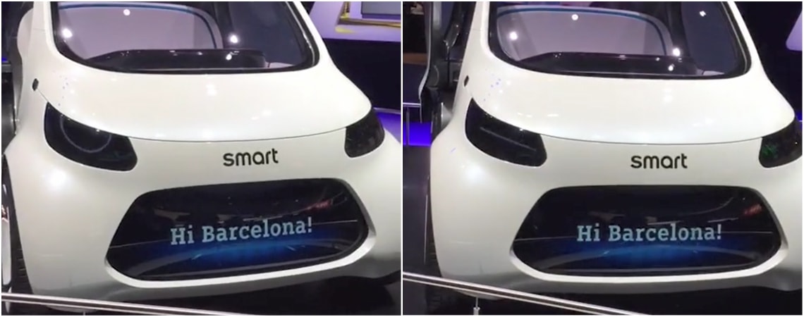 Concept smart car mobile world congress 2018