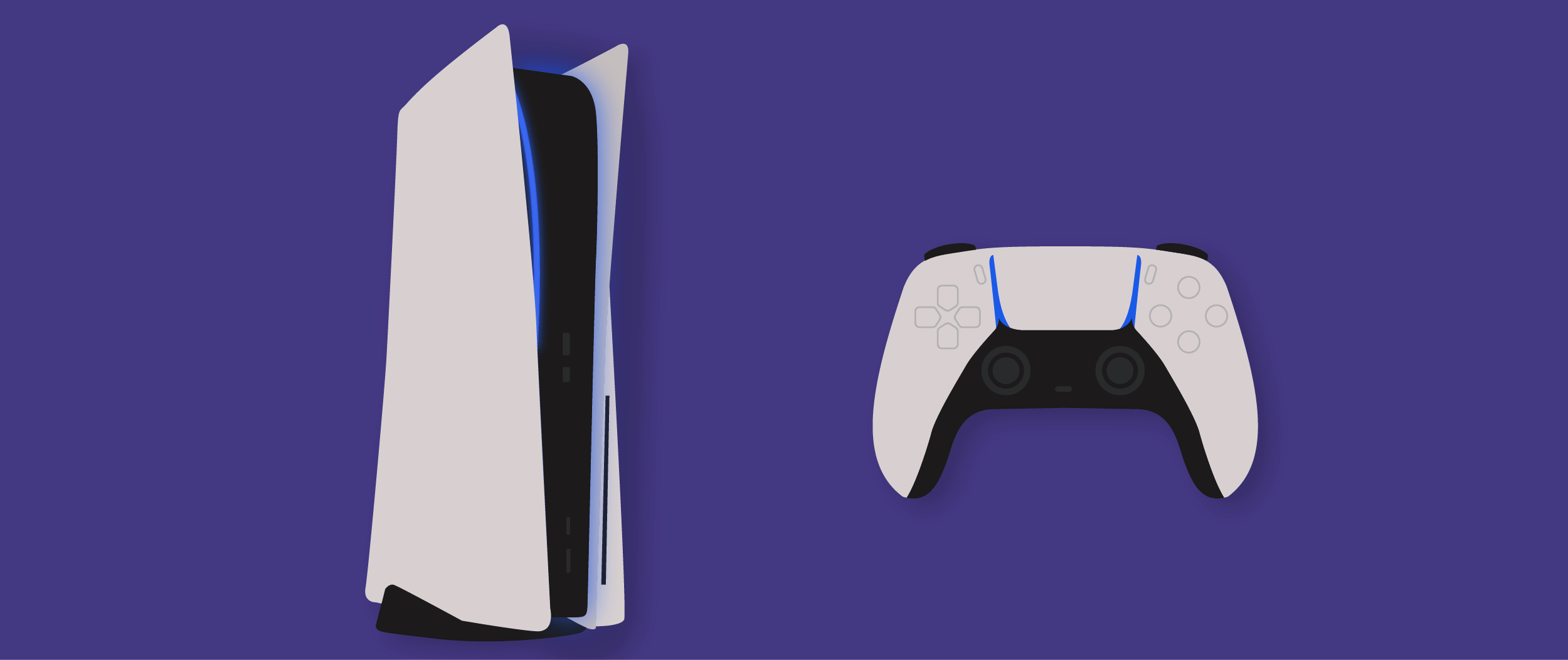 Banner graphic of the PS5 and PS5 controller